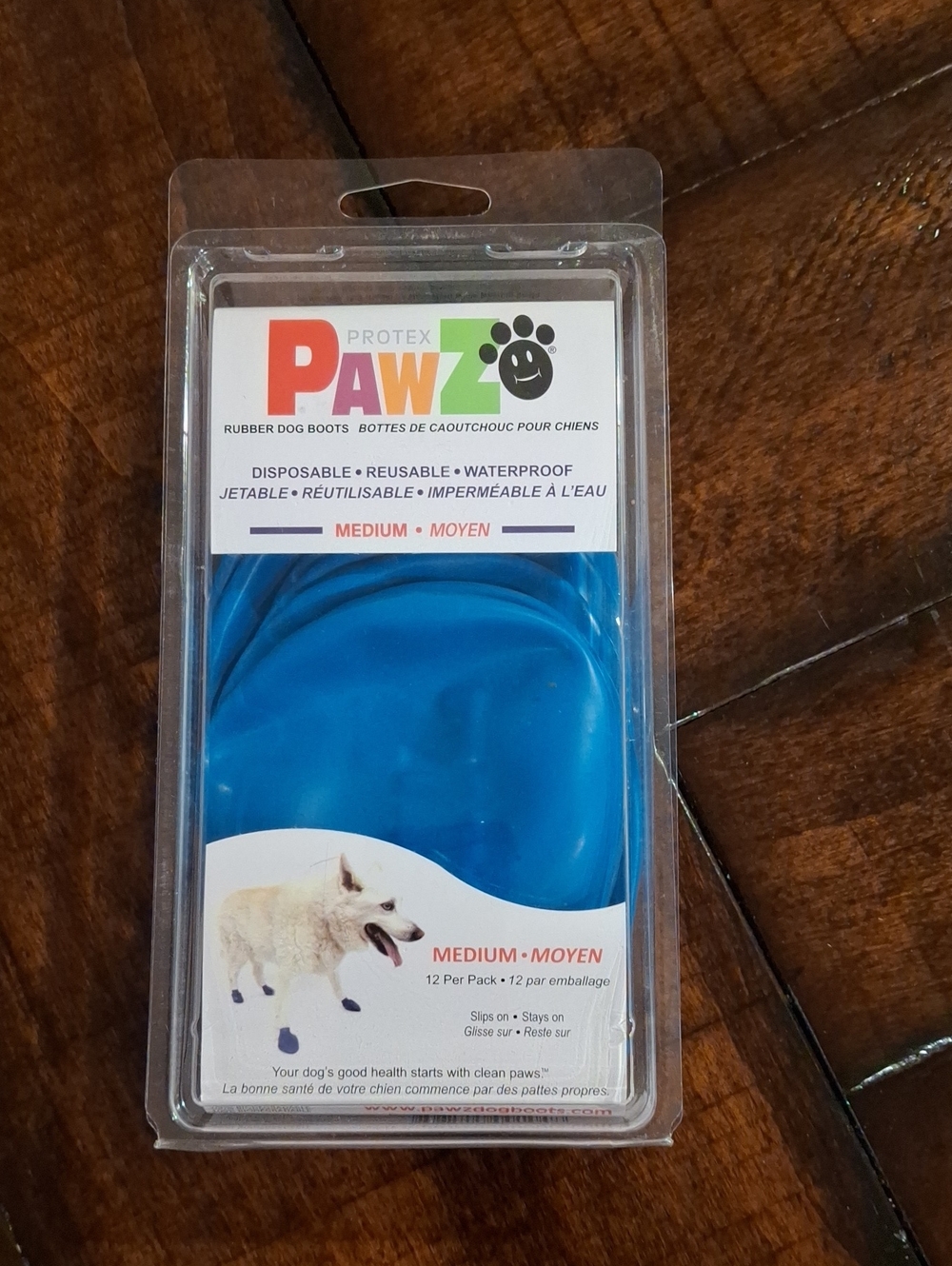 PAWZ Waterproof Rubber Dog Boots - Medium